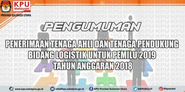 Penerimaan Tenaga Ahli dan Tenaga Pendukung Bidang Logistik