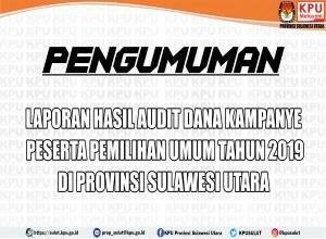 Laporan Hasil Audit Laporan Penerimaan dan Pengeluaran Dana Kampanye