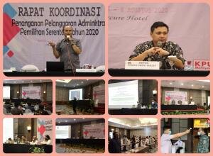Rakor Penanganan Pelanggaran Administrasi Pemilihan Serentak Tahun 2020